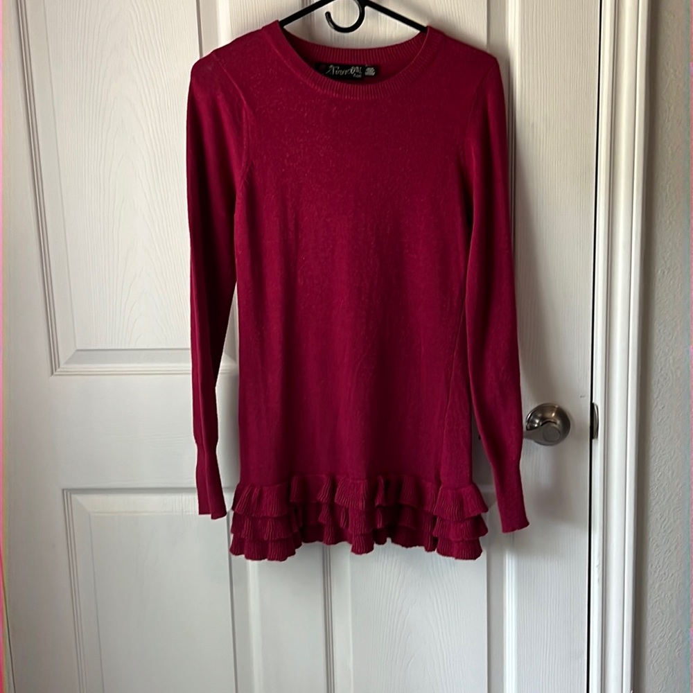 Wine colored sweater